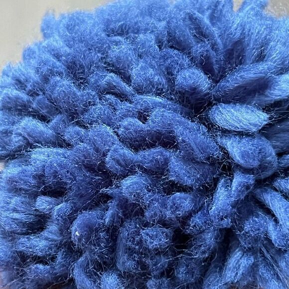 baby GAP Stripes Hat, Pom Pom Beanie, Rolled Cuff Rim, Toddler M/L - Picture 8 of 9